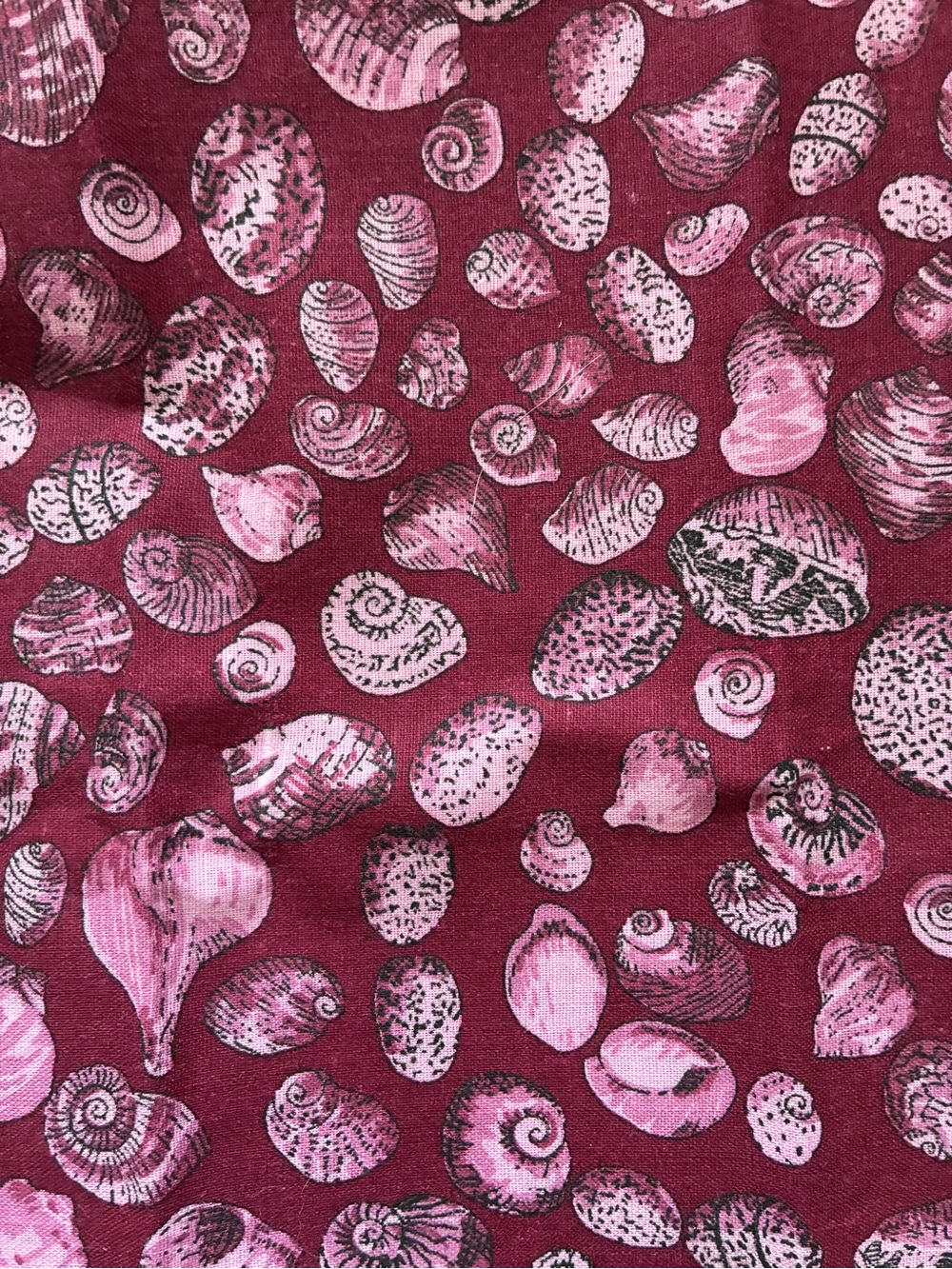Seashell Fabric - Quarter Yard of Quilting Cotton